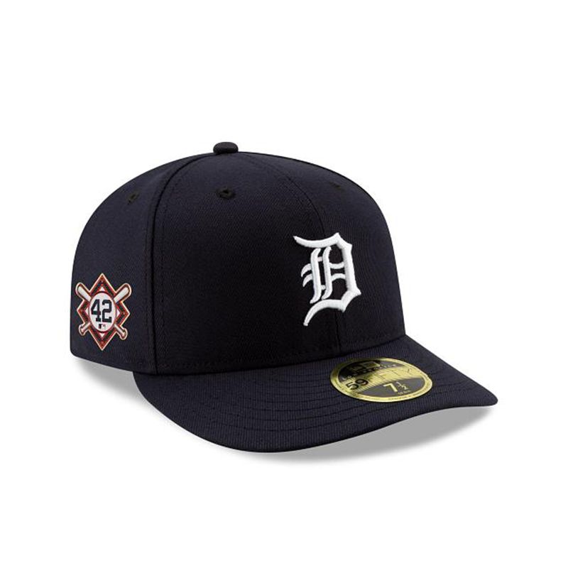 MLB Detroit Tigers Jackie Robinson Day Low Profile 59Fifty Fitted (ESY2367) - Blue New Era Caps